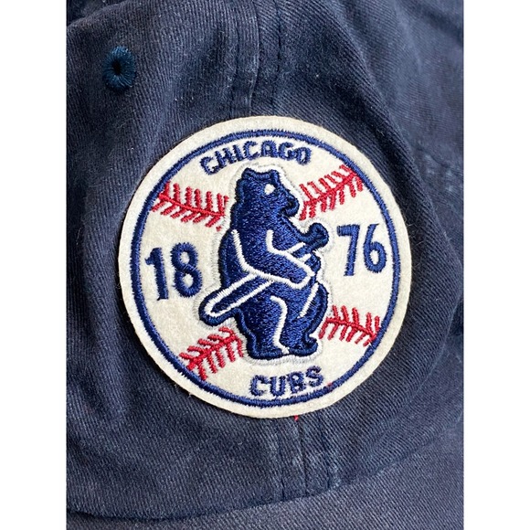 American Needle Chicago Cubs Dad Hat Navy Blue Baseball Retro Vintage Adjustable - Picture 3 of 7